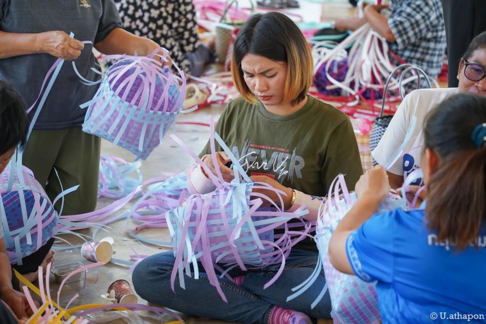 โครงการส่งเสริมอาชีพ สตรี คนชรา ผู้ด้อยโอกาส ผู้ยากไร้ คนพิการหรือประชาชนทั่วไป (การฝึกอบรมสานตะกร้าจากเส้นพลาสติก) ประจำปีงบประมาณ 2569